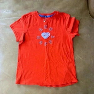 Brooks Red Short Sleeve Tee